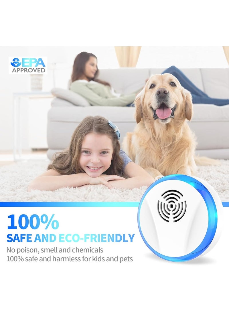 6 Packs Ultrasonic Pest Repeller, Electronic Pest Repeller, Indoor Pest Control for Insects, Cockroaches, Mice, Spiders, Ants, Insects, Pest Repeller - Image 4